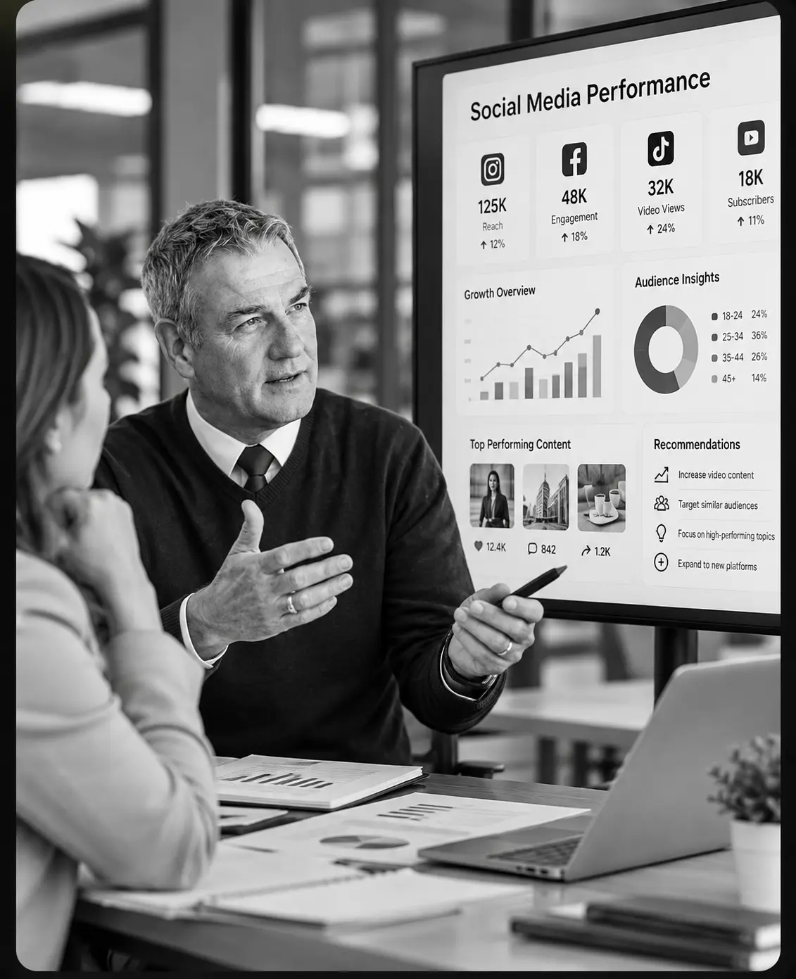 Digital marketing analytics and reporting