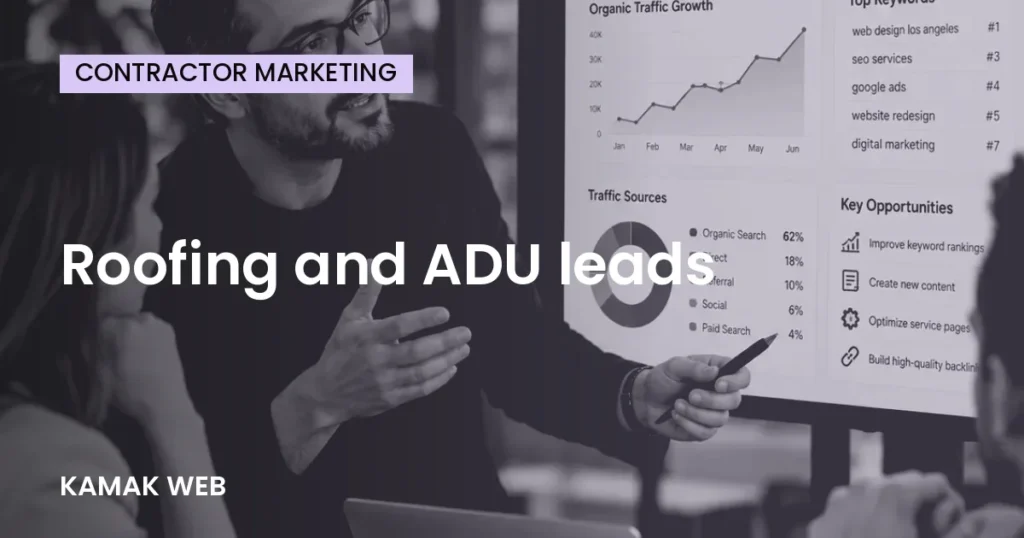 Roofing and ADU leads