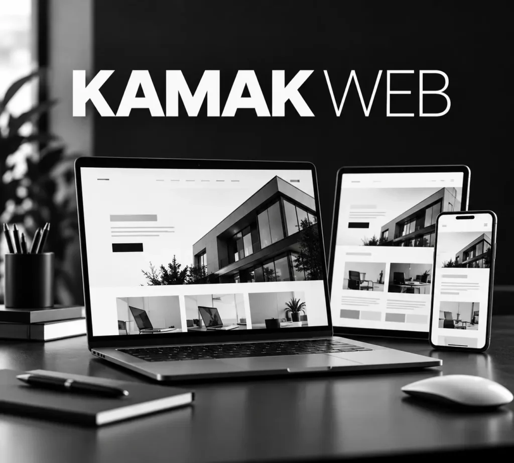 Website cost in Los Angeles: web design on a laptop and phone